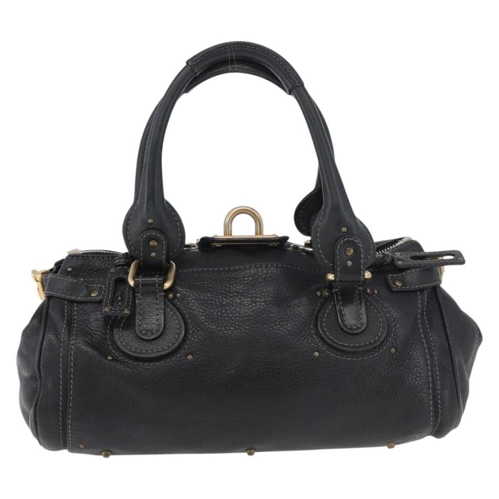Chloe Leather Paddington Handbag Black - Picture 2 of 14